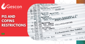 PIS and Cofins Restrictions